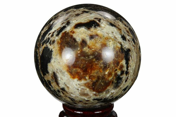 Black Opal Sphere - Madagascar #168573